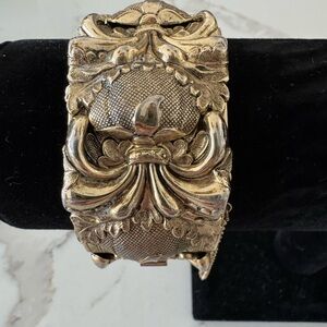 Whiting & Davis Hinged Cuff Bracelet - Vintage